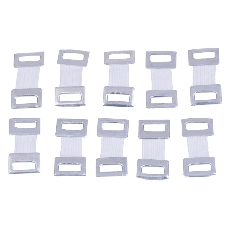 10pcs/30pcs White Coffee First Aid Kit For Sport Replacement Elastic Bandage Wrap Stretch Metal Clips Fixation Clamps Hooks