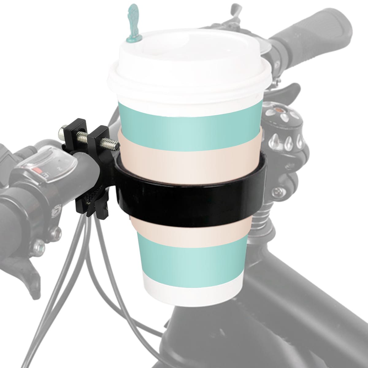 Bike Handlebar Cup Holder Aluminum Cup Bottle Holder Road Bicycle Bike Water Bottle Coffee Drink Cup Holder Cycling Accessories