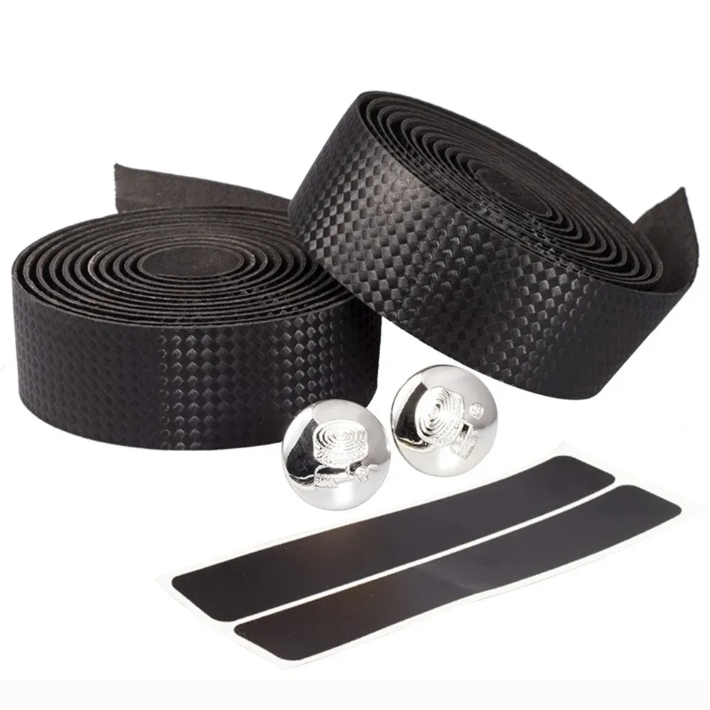 Adhesive Tape Bike Handlebar Carbon Fiber Black Blue Coffee Orange Red Silver White Yellow For Most Road Bikes
