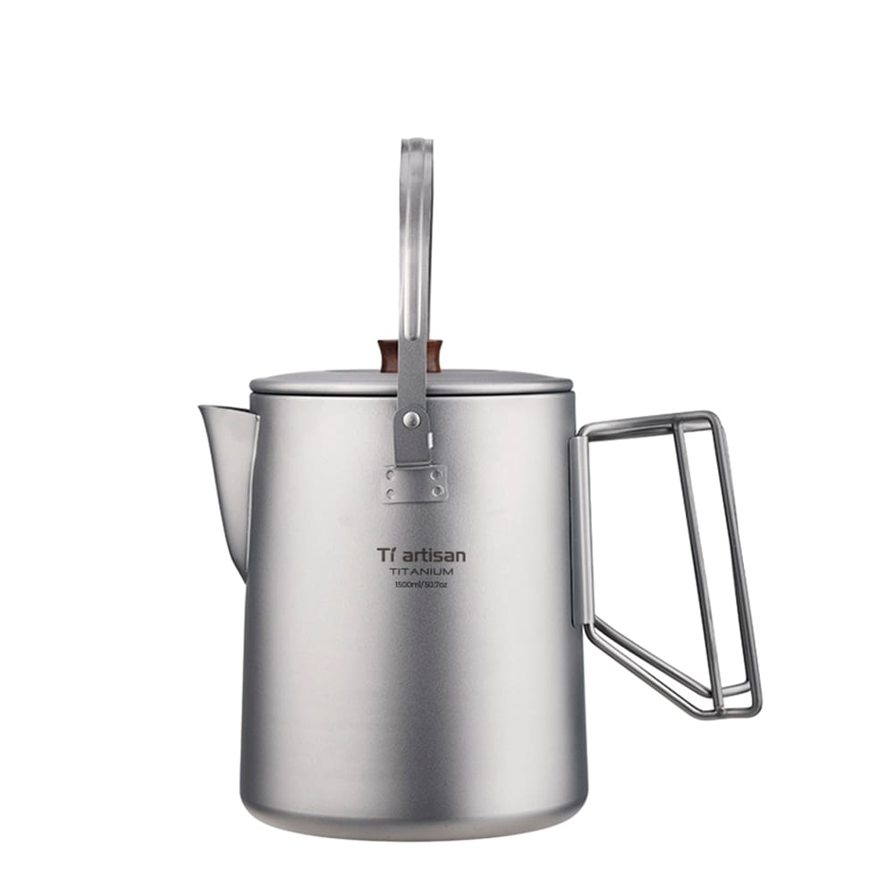 1.5L Water Pot Coffee Kettle About 254g Anti-slip Dilated Handle Outdoor Camping Hiking 120mm Dia High Quality