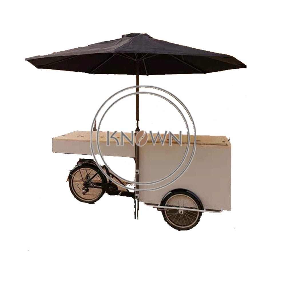 Commercial Street Coffee Bike Mobile Food Bicycle Food Cart Truck on Sale