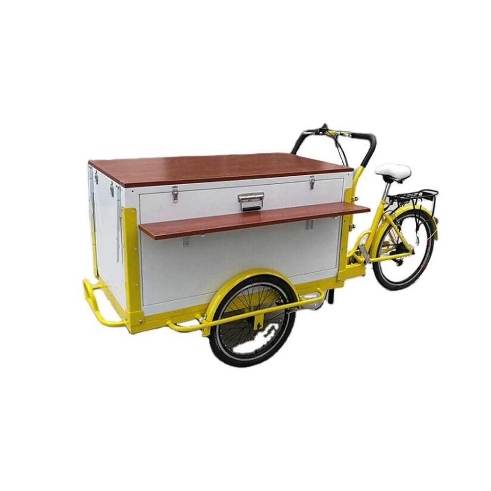 Europe Adult Tricycle Mobile Electric Cargo Bike Food Bike for Sell Coffee Hot Dogs Ice Cream Flowers Fruit Snacks Drink