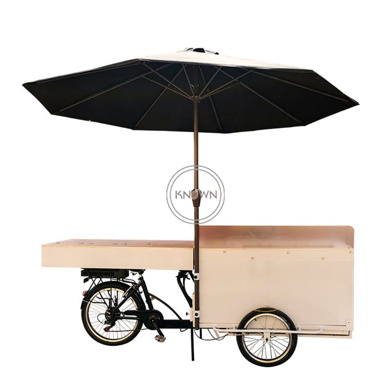 3 Wheels Ice Cream or Popsicle Bike Vending Machine Used Collapsible Coffee Beer Refrigerated Tricycle Carts