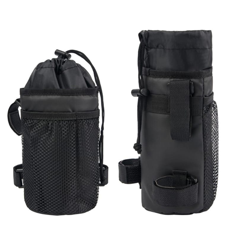 Bike Water Bottle Holder Bag Insulated Bicycle Coffee-Cup Holders With Phone Storage Handlebar Drink/Beverage Container