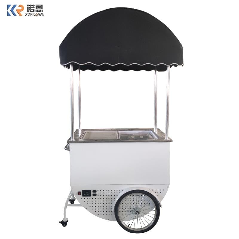 American Standard Hand Pushed Ice Cream Sales Dining Car Fully Equipped Mobile Restaurant Coffee Booth