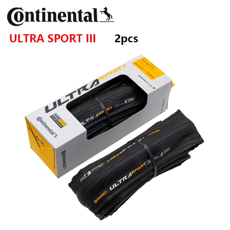 Continental ULTRA SPORT Ⅲ Road Bicycle Tyre Folding Anti Puncture Bicycle Tires 700x23c/700x25c/700x28c Black/Coffee Original