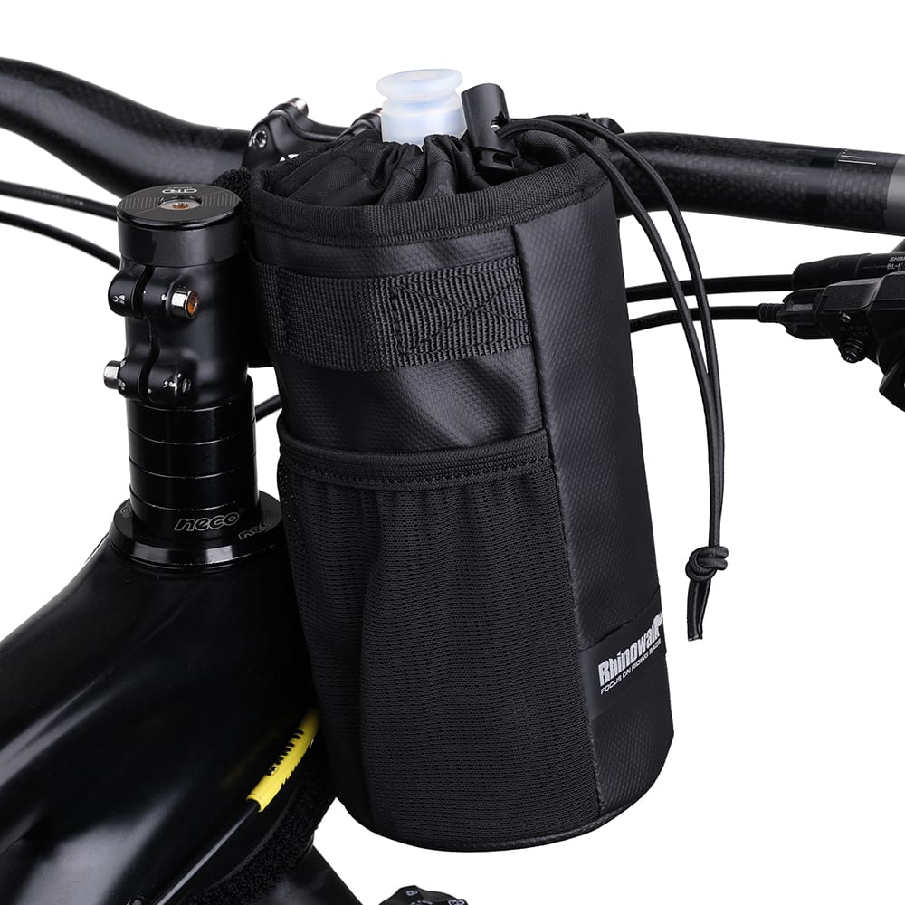 Insulated Bicycle Bag Bike Bottle Holder Handlebar Stem Thermal Bag Pocket Coffee Cup Holders Cycling Water Bottle Carrier Bag