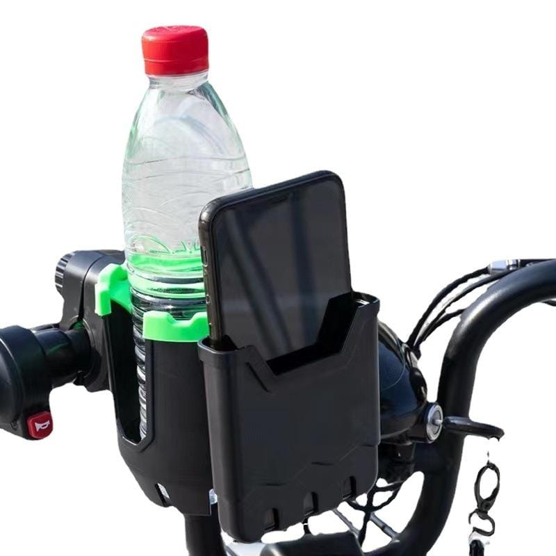 2 In 1 Stroller Accessories Coffee Rack Phone Bike Water Bottle Holder Scooter Drink Bottle Holder Fit Pushchair Prams Buggy