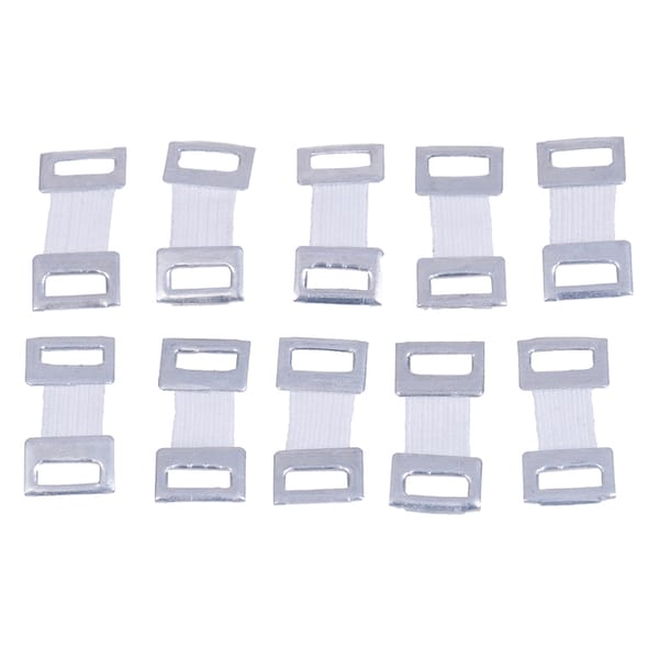 10pcs/30pcs White Coffee First Aid Kit For Sport Replacement Elastic Bandage Wrap Stretch Metal Clips Fixation Clamps Hooks