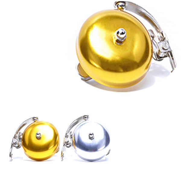 Bicycle Retro English Bell Ringing Bell Aluminum Silver Coffee Brown Bike Bell vintage wholesale
