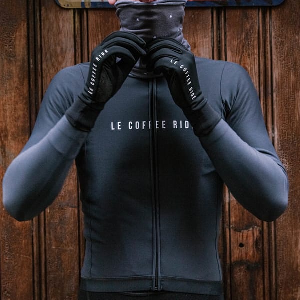 Le Coffee Ride Winter Men's Long Sleeve Cycling Thermal Fleece Warm Jackets Jaqueta Masculina Ciclismo Maillot Bicycle Jerseys