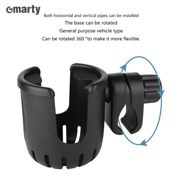 Baby Stroller Bottle Holder Storage Plastic Sturdy Children Tricycle Bicycle Scooter Kettle Stand Coffee Cup Rack Phone Bracket