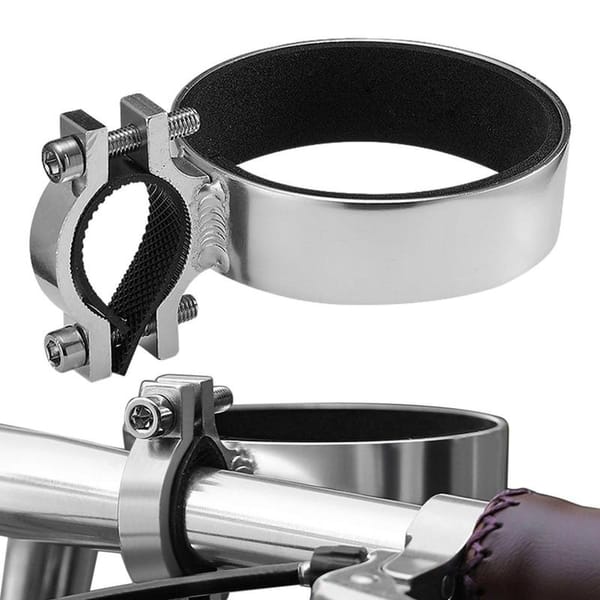 Aluminum Alloy Bicycle Cup Holder Bike Coffee Drink Cup Handlebar Mount Stand Bike Water Bottle Cage Bicycle Bracket Accessories