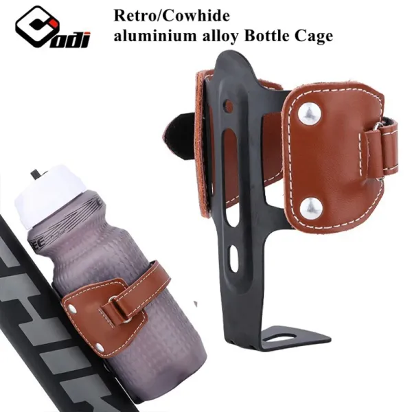 ODI Cycling Water Bottle Cage Adjustable Ultralight Coffee Cup Holder Punch Free Kettle Holder for Electric Bicycles/Motor Bikes