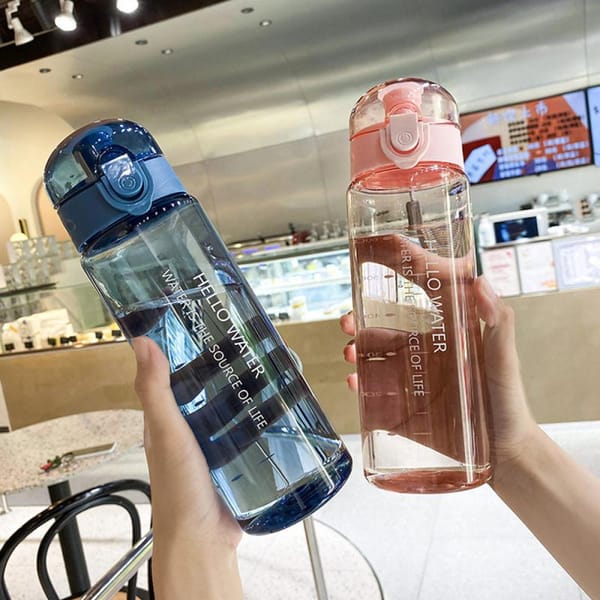 780ml Sports Water Bottle BPA Free Portable Leak-proof Tea Coffee Cup  Plastic Drinkware Outdoor Travel Gym Drinking Bottle