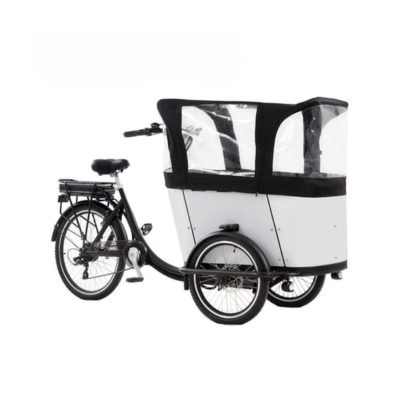 Electric Pedal 3 Wheels Street Mobile Food Cart Coffee Cargo Bike Bicycle Tricycle for Kids Children