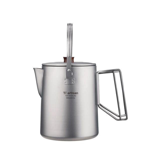 1.5L Water Pot Coffee Kettle About 254g Anti-slip Dilated Handle Outdoor Camping Hiking 120mm Dia High Quality