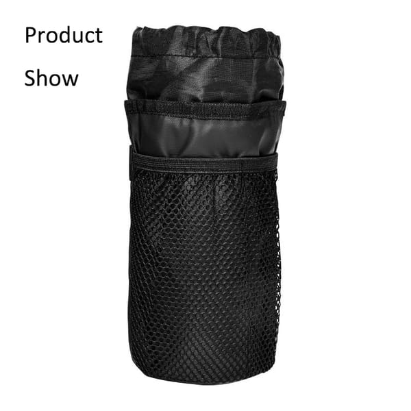 Bicycle Bag Coffee Cup Holders Bike Bottle Holder Handlebar Stem Thermal Bag with Mesh Pocket Cycling Water Bottle Carrier Bag