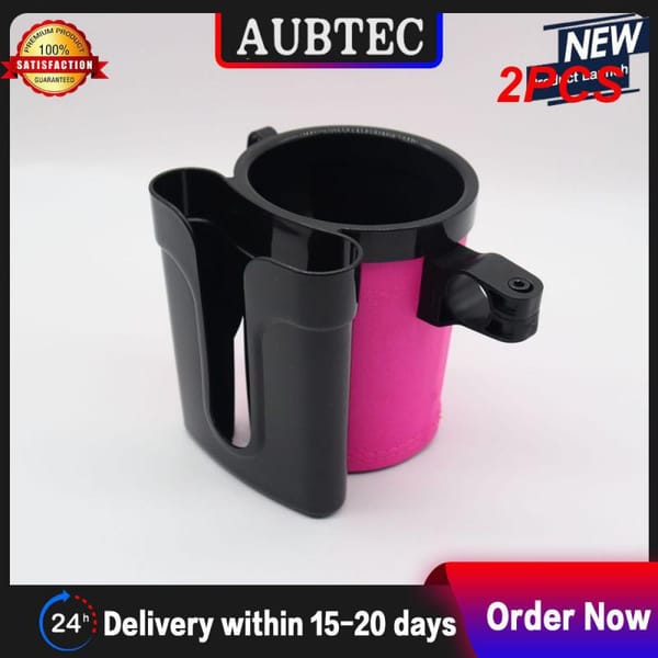 2PCS Coffee Cup Holder Parts Cup Handle Tea Holder Wheelchair Motorcycle Water Cup Holder