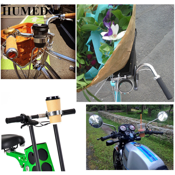 New Bicycle Coffee Cup Holder/Milk Tea Cup Holder/Aluminum Water Bottle Holder/Beer Holder with Matte Finish