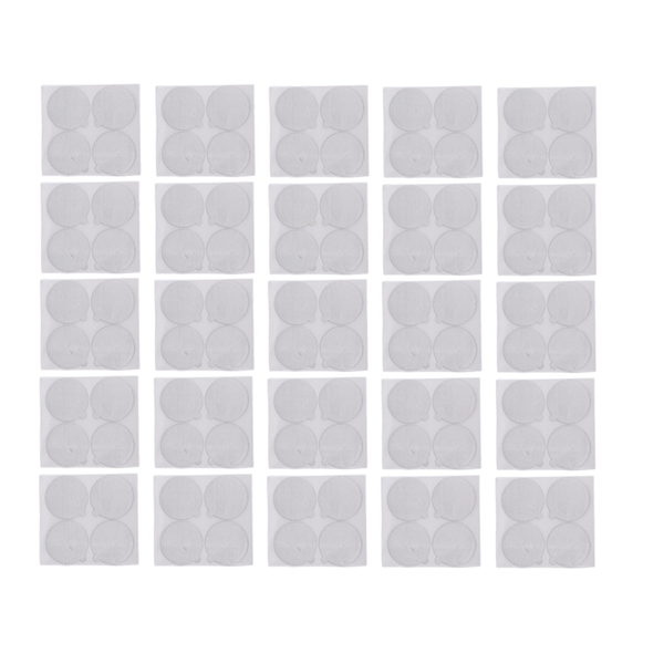 100Pcs Adhesive Aluminum Foil Lids Seals Stickers for Filling Disposable Empty Coffee Pod Reusable Cover 37Mm