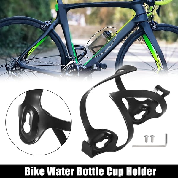 X Autohaux Double Side Bicycle Water Coffee Drink Cup Bottle Holder Cages Carrier Rack with Wrench for Mountain Road Bike