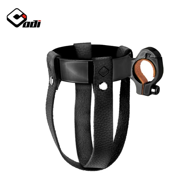ODI Bicycle Handlebar Water Holder Aluminum Leather Road Mountain Bike Kettle Cage Cycling Coffee Cup Mount for Bike Handlebar