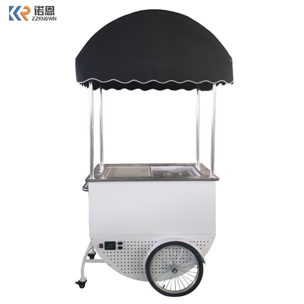 American Standard Hand Pushed Ice Cream Sales Dining Car Fully Equipped Mobile Restaurant Coffee Booth