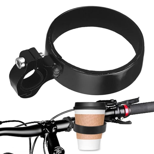 Bike Bottle Holder Metal Clamp Bicycle Cup Holder Bracket Universal Bottle Cage Bicycle Drink Coffee Cup Holder Bike Accessories