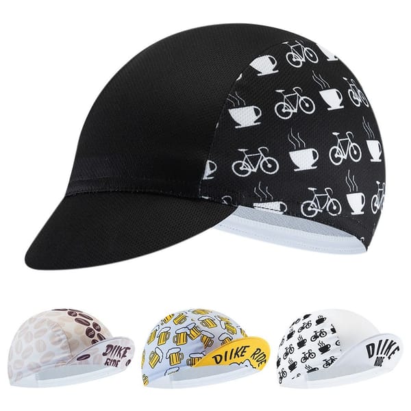 Outdoor Sports Summer Portable Dustproof Beer Coffee Ice Cream Cycling Hat Bicycle Hats Bicycle Riding Cap Quick-Drying