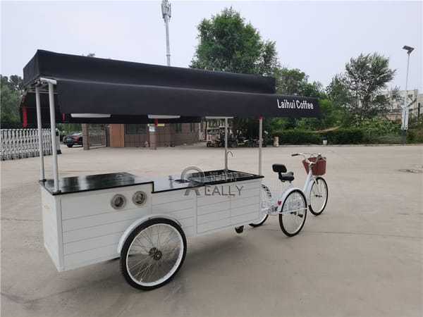 Street Outdoor Coffee Crepe Hotdog Breakfast Kiosk Adult  3wheel Food Bike Can Be Customized