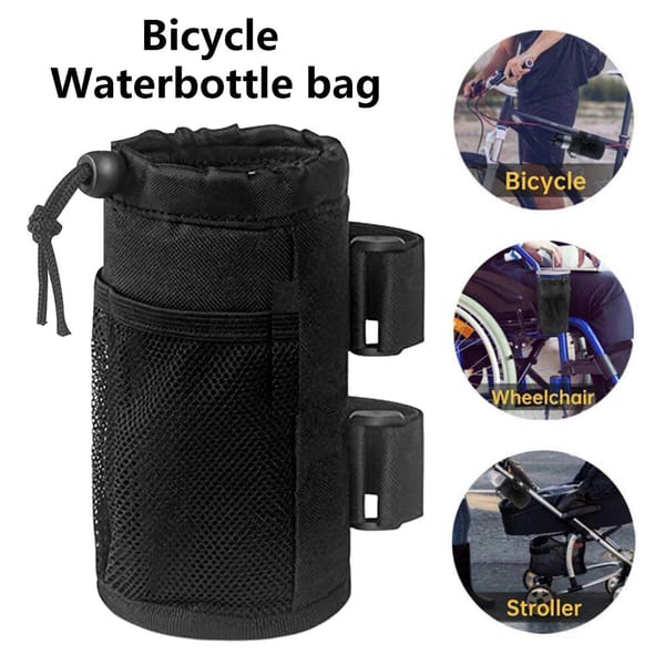 2L Bike Water Bottle Bag Phone Storage Bag Oxford Cloth Water Bottle Holder Outdoor Camping Bicycle Coffee Cup Holder