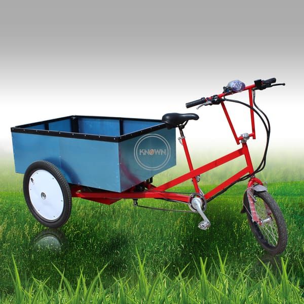Customized Three Wheels Cargo Bike Europe Standard Adult Trike Tricycle Coffee Push Cycle Cheap Mobile Food Cart For Sale