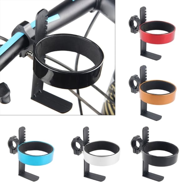 Bicycle Drink Water Bottle Cage Rack Kettle Support Stand Universal Bike Handlebar Coffee Cup Holder Mount Clamp Clip Bracket