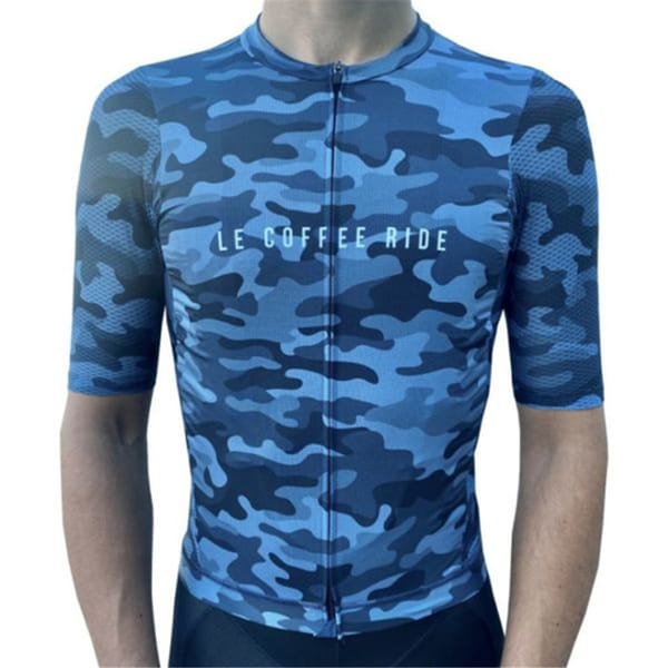 Le Coffee Ride men's bicycle jersey summer short -sleeved outdoor riding jacket mtb uci bike jersey Ropa de ciclismo