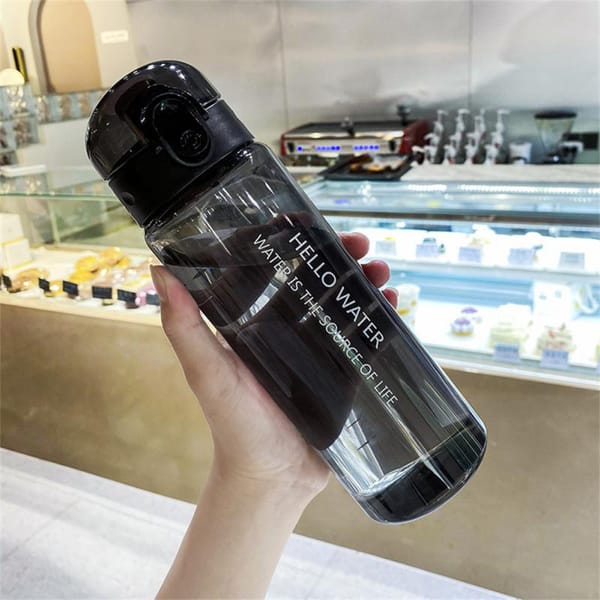 780ml Sports Water Bottle BPA Free Portable Leak-proof Tea Coffee Cup  Plastic Drinkware Outdoor Travel Gym Drinking Bottle