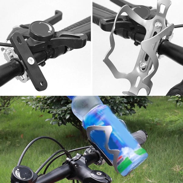Bicycle Kettle Holder Handlebar Seat Tube Mounting Base Beverage Coffee Holder Conversion Bracket Bicycle Equipment Accessories
