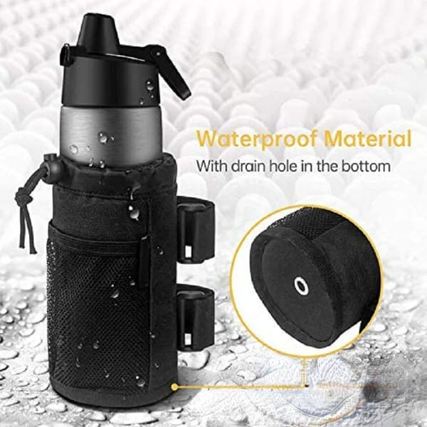 2L Bike Water Bottle Bag Phone Storage Bag Oxford Cloth Water Bottle Holder Outdoor Camping Bicycle Coffee Cup Holder
