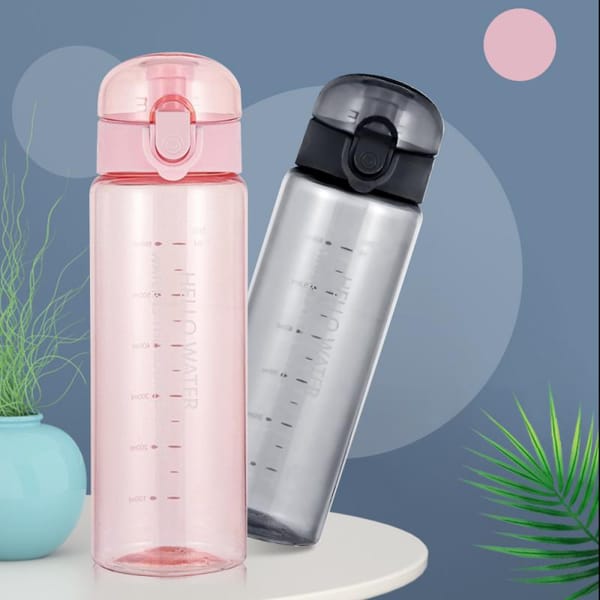 780ml Sports Water Bottle BPA Free Portable Leak-proof Tea Coffee Cup Plastic Drinkware Outdoor Travel Gym Drinking Bottle