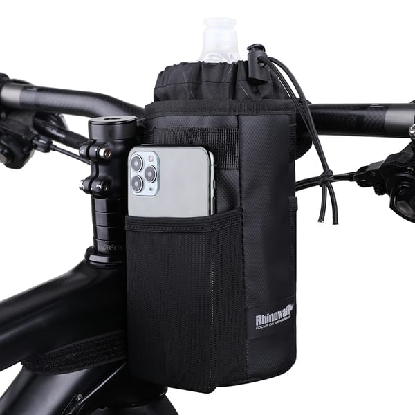 Insulated Bicycle Bag Bike Bottle Holder Handlebar Stem Thermal Bag Pocket Coffee Cup Holders Cycling Water Bottle Carrier Bag