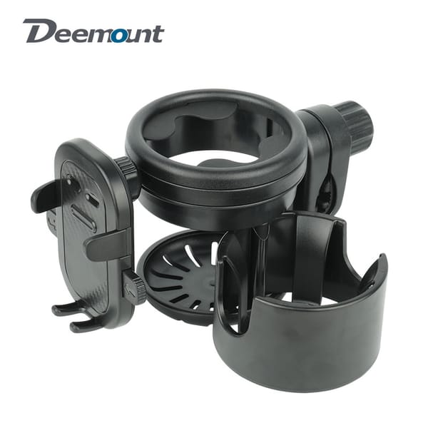 Bicycle Cup Holder Rack Children Tricycle Stroller Milk Bottle Bracket Coffee Cup Stand ABS 2 in 1 Bike Phone Holder