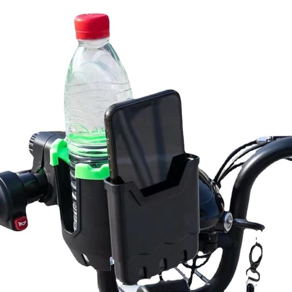 2 In 1 Stroller Accessories Coffee Rack Phone Bike Water Bottle Holder Scooter Drink Bottle Holder Fit Pushchair Prams Buggy
