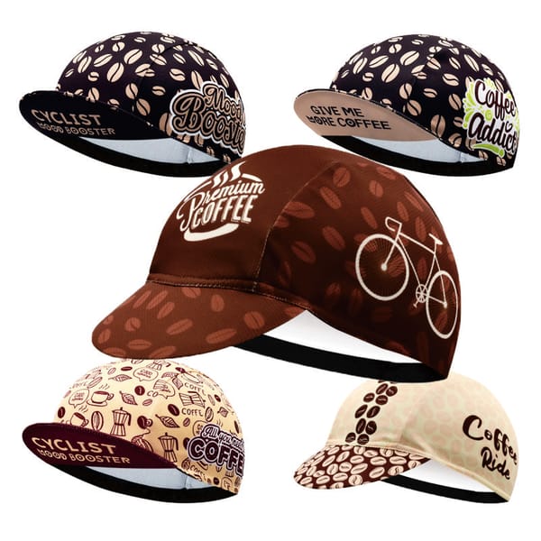 New Classical Coffee Ride Beans Cycling Caps  Gorra Ciclismo Unisex