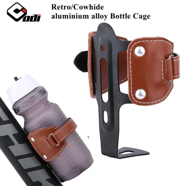 ODI Cycling Water Bottle Cage Adjustable Ultralight Coffee Cup Holder Punch Free Kettle Holder for Electric Bicycles/Motor Bikes