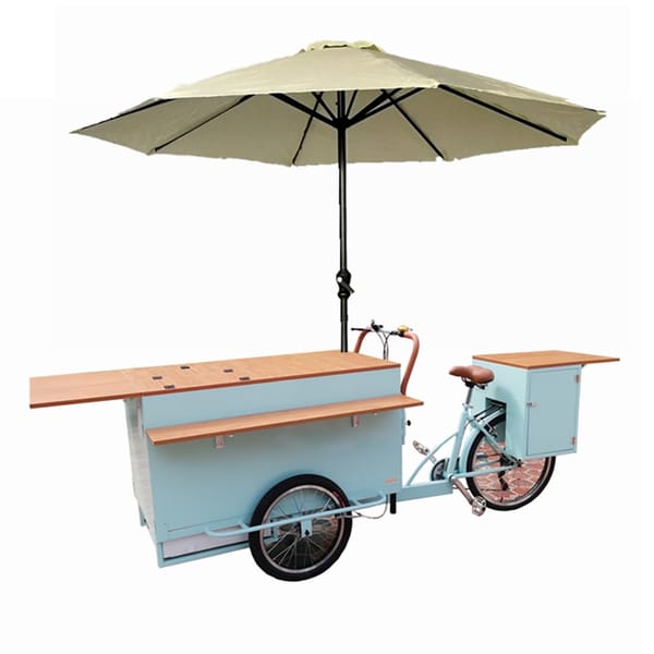 Pub Beer Bar Bike With Holder Electric And Pedal Assistant Food Bicycle Coffee Snack Tricycle